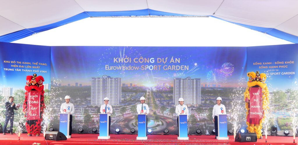 Lễ khởi công dự án Khu đô thị Eurowindow Sport Garden đã diễn ra vào sáng ngày 20/6