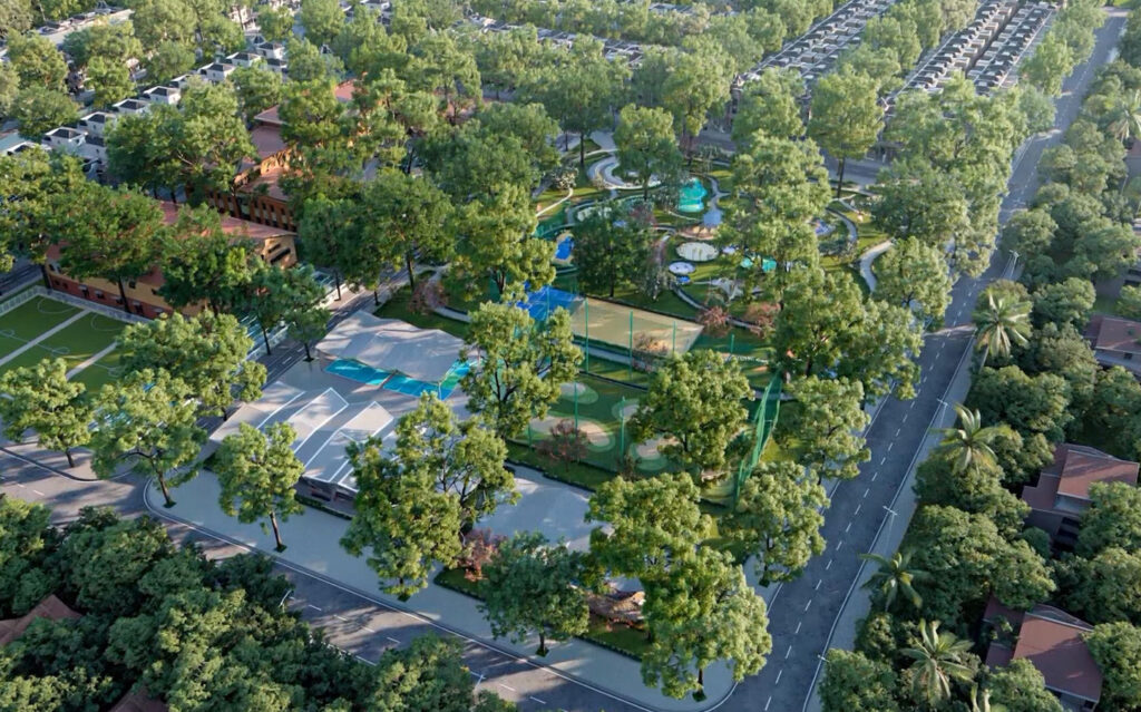 Công viên thể thao đầu tiên tại trung tâm thành phố Vinh có quy mô 20.000m2.